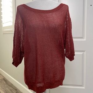 a.n.a. shimmery top